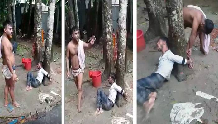 যুবককে গাছে বেঁধে প্লাস দিয়ে একে একে ভাঙা হলো আঙুল