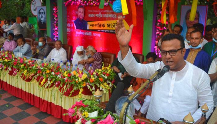 যশোরে এমপি শাহীন চাকলাদারকে নাগরিক সংবর্ধনা