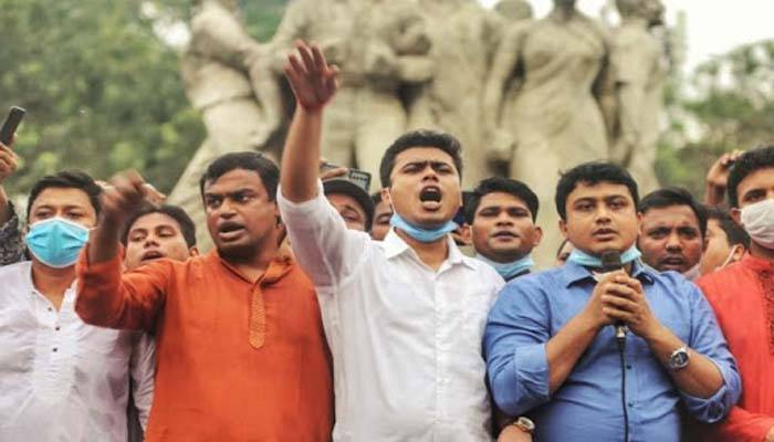 বঙ্গবন্ধুর ভাস্কর্য নিয়ে ধৃষ্টতার দাঁতভাঙা জবাব দেওয়া হবে: ছাত্রলীগ