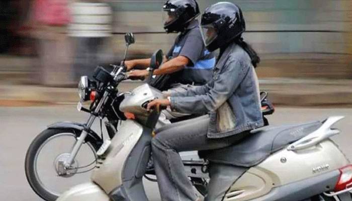 বিশেষ হেলমেট না পরে বাইক চালালেই শাস্তি