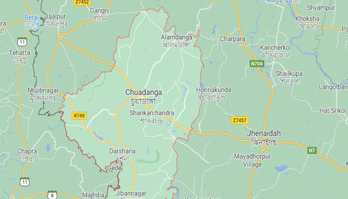 চুয়াডাঙ্গায় ট্রেনে কাটা পড়ে অজ্ঞাত ব্যক্তির মৃত্যু