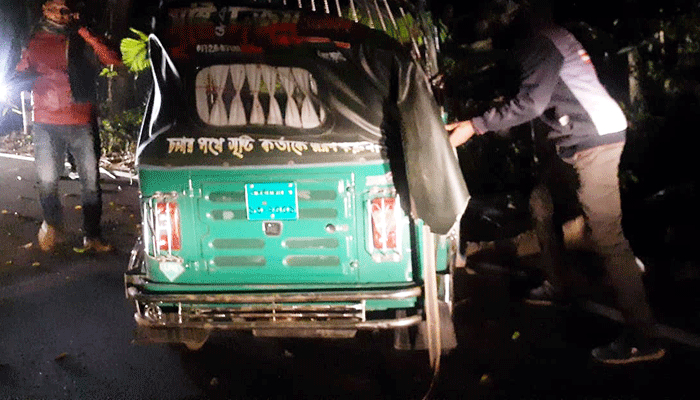 ঘন কুয়াশায় নিয়ন্ত্রণ হারিয়ে খুঁটির সঙ্গে ধাক্কা, অটোচালক নিহত