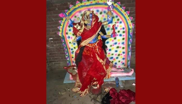সুজানগরে কালি মন্দিরের প্রতিমা ভাঙচুর