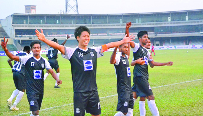 মোহামেডানের আট মিনিটের ঝড়