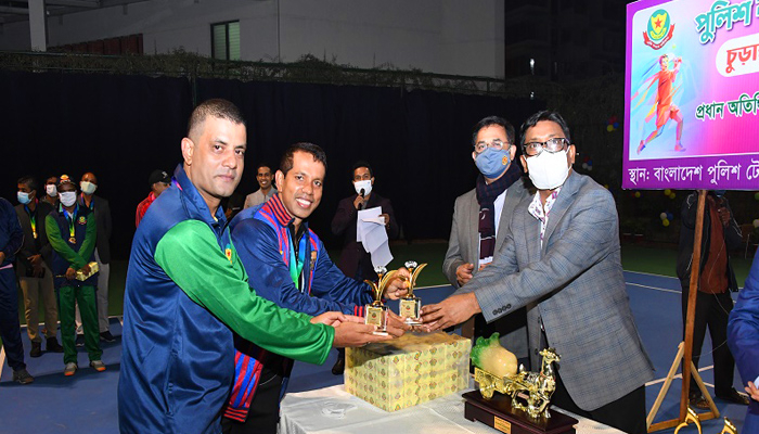 শেষ হলো পুলিশ কমিশনার্স টেনিস টুর্নামেন্ট