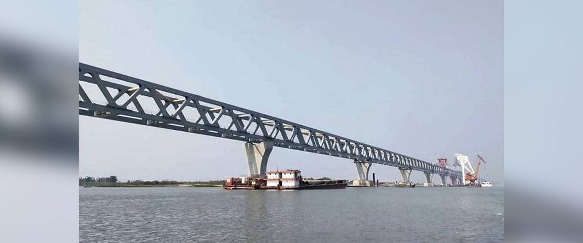 পদ্মা সেতুতে রেললাইন স্থাপনে জটিলতা পদ্মা সেতুতে রেললাইন স্থাপনে জটিলতা