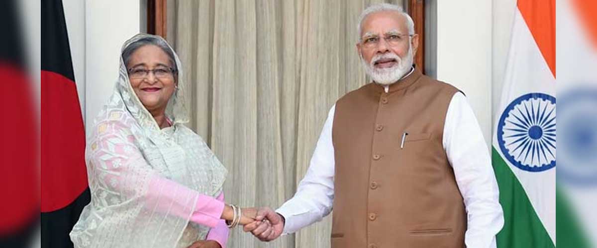 নরেন্দ্র মোদিকে ধন্যবাদ জানালেন শেখ হাসিনা নরেন্দ্র মোদিকে ধন্যবাদ জানালেন শেখ হাসিনা