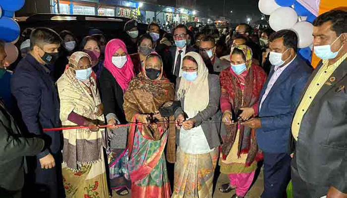 হাওরে পৌষমেলা উদ্বোধন করলেন রাষ্ট্রপতির সহধর্মিণী