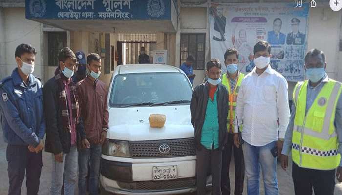 প্রাইভেটকারে মাদক সরবরাহের ঘটনায় গ্রেপ্তার ৩