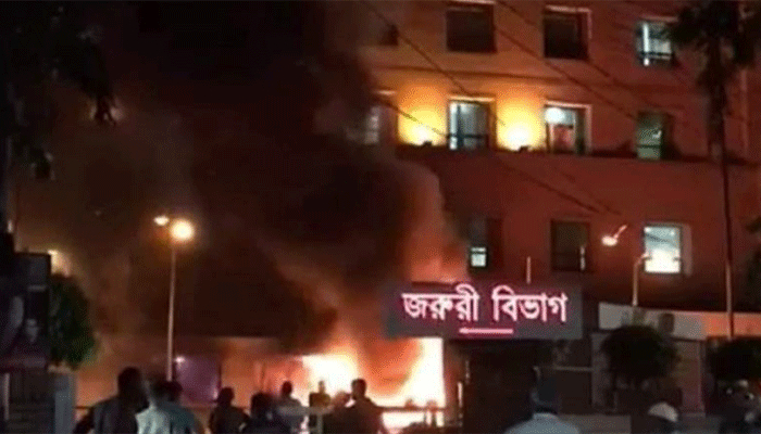 ইউনাইটেড হাসপাতালে অগ্নিকাণ্ড: ক্ষতিপূরণের আদেশ স্থগিত