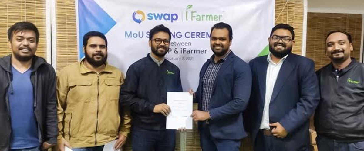 ই-বর্জ্যকে অর্থে রূপান্তরে আই ফার্মার ও সোয়াপের মধ্যে সমঝোতা ই-বর্জ্যকে অর্থে রূপান্তরে আই ফার্মার ও সোয়াপের মধ্যে সমঝোতা
