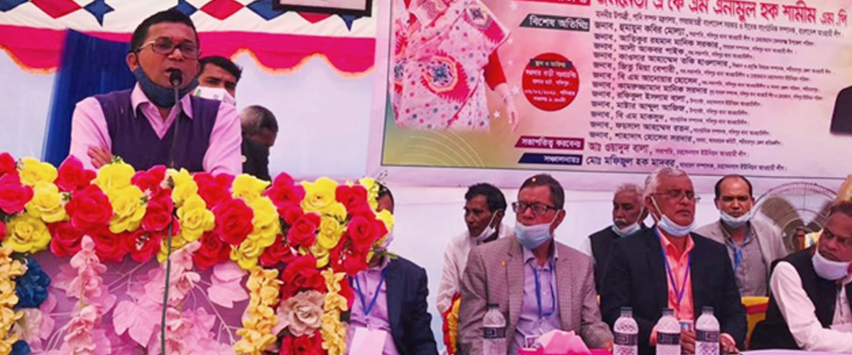 কোনো ষড়যন্ত্রই দেশের অগ্রযাত্রাকে থামাতে পারবে না: এনামুল হক শামীম কোনো ষড়যন্ত্রই দেশের অগ্রযাত্রাকে থামাতে পারবে না: এনামুল হক শামীম