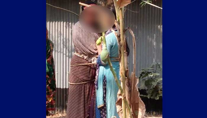 সুদের টাকা দিতে না পারায় এমন অবস্থা মা-মেয়ের
