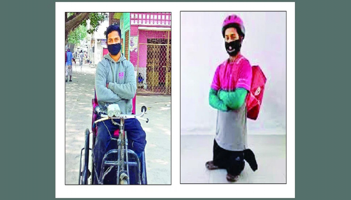 যন্ত্রের পায়ে ছুটে স্বপ্ন বুনছেন পলাশ