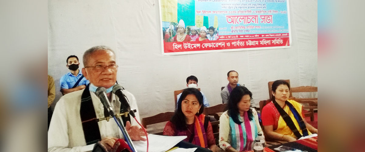 অস্তিত্ব সংকটের আতঙ্কে জুম্ম জনগণ: সন্তু লারমা অস্তিত্ব সংকটের আতঙ্কে জুম্ম জনগণ: সন্তু লারমা