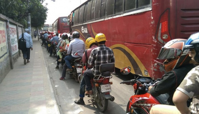 মোটরসাইকেলে রাইড শেয়ারিংয়ে নিষেধাজ্ঞা
