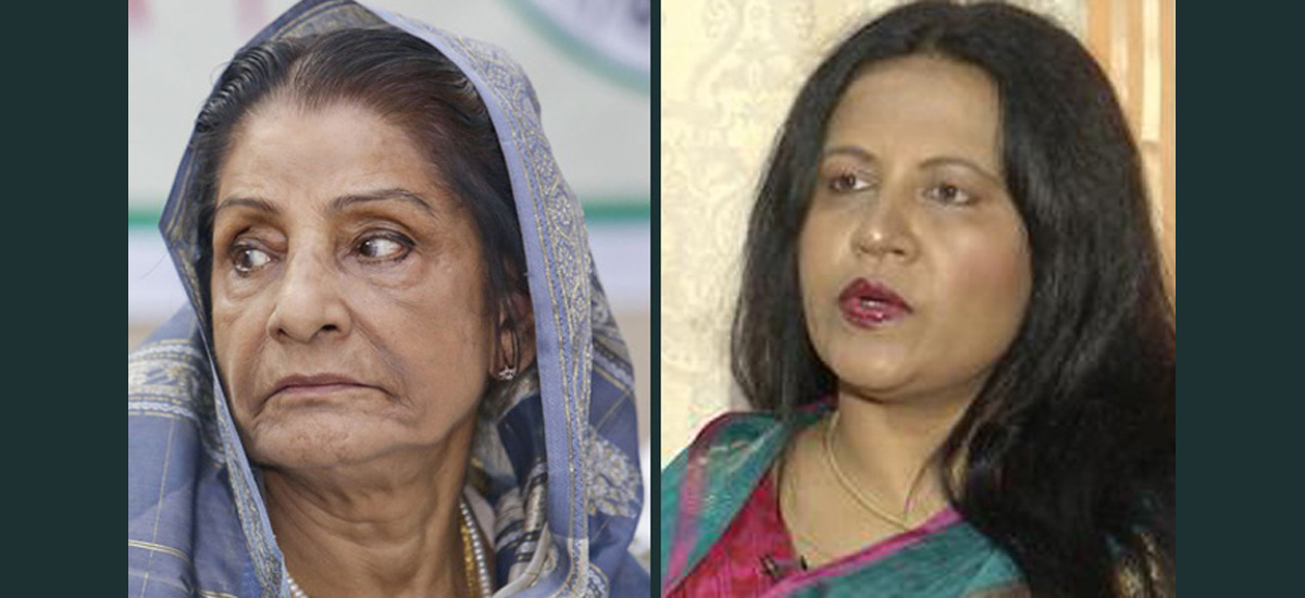 রওশন এরশাদের জন্য দোয়া চাইলেন বিদিশা রওশন এরশাদের জন্য দোয়া চাইলেন বিদিশা