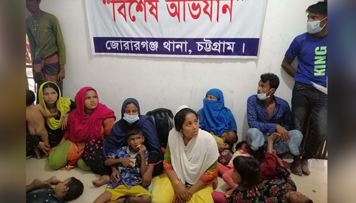 ভাসানচর থেকে পালানো ২০ রোহিঙ্গা আটক