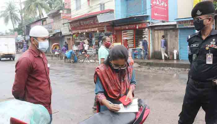 কঠোর লকডাউনের প্রথম দিনে সিলেটে ১৭২ মামলা