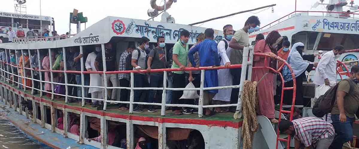 শিমুলিয়া ঘাটে ৪টি লঞ্চকে ২০ হাজার টাকা জরিমানা শিমুলিয়া ঘাটে ৪টি লঞ্চকে ২০ হাজার টাকা জরিমানা