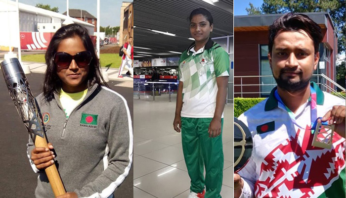শেখ কামাল ক্রীড়া পুরস্কার পেলেন মাবিয়া-শিলা-রোমান