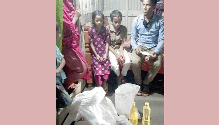 স্বামীর ঋণের দায়ে স্ত্রী গ্রেপ্তার, সন্তানদের খাবার দিল পুলিশ
