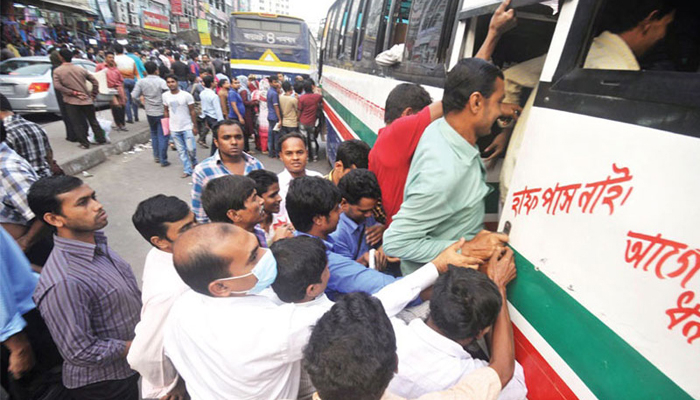 অর্ধেক গণপরিবহন চলার বিষয়ে যে ‘ব্যাখ্যা’