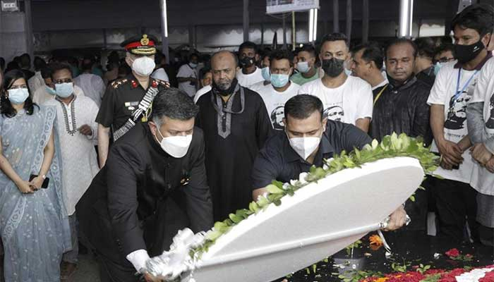 বঙ্গবন্ধুর মৃত্যুবার্ষিকীতে ভারতীয় হাইকমিশনের শ্রদ্ধা