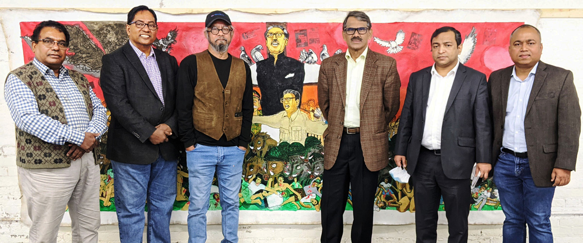 সৈয়দ ইকবালের টরন্টো স্টুডিও পরিদর্শন করলেন হাইকমিশনার সৈয়দ ইকবালের টরন্টো স্টুডিও পরিদর্শন করলেন হাইকমিশনার