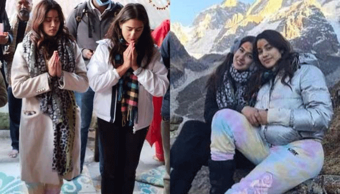 কেদারনাথ মন্দিরে একসঙ্গে জাহ্নবী-সারা কেদারনাথ মন্দিরে একসঙ্গে জাহ্নবী-সারা