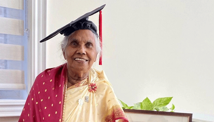 ৮৭ বছর বয়সে স্নাতকোত্তর ডিগ্রি অর্জন