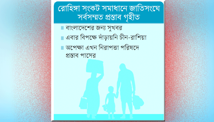 রোহিঙ্গা ইস্যুতে বড় চাপে মিয়ানমার