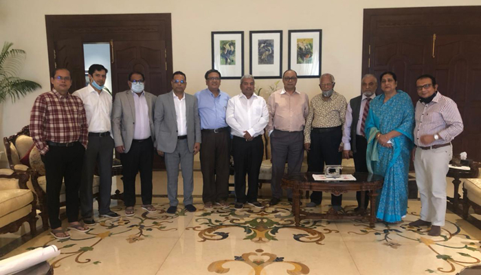 বসুন্ধরা চেয়ারম্যানের সঙ্গে নর্থ-সাউথ সোসাইটি চেয়ারম্যানের সাক্ষাৎ