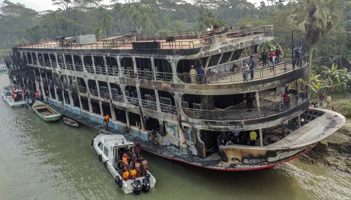 আগুনের ঘটনা শতভাগ নাশকতা, দাবি লঞ্চ মালিকের আগুনের ঘটনা শতভাগ নাশকতা, দাবি লঞ্চ মালিকের