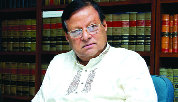 সাবেক আইনমন্ত্রী শফিক আহমেদ হাসপাতালে ভর্তি