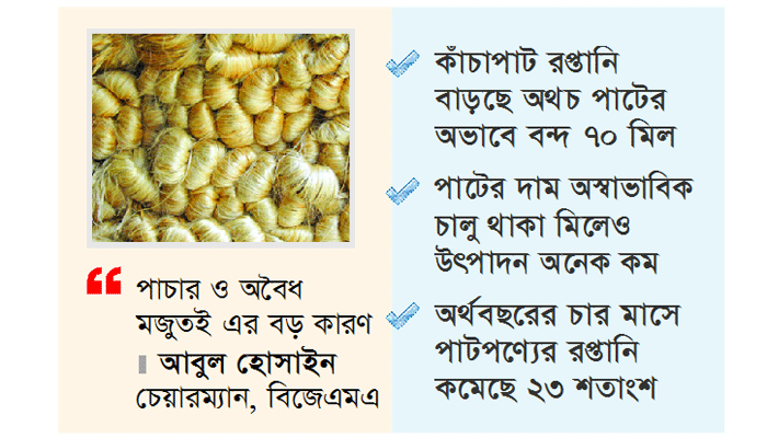 সংকটে এলোমেলো পাট খাত