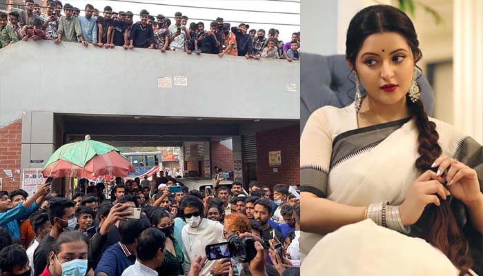 ভক্তদের ভিড়ে পরী, অল্পের জন্য রক্ষা ভক্তদের ভিড়ে পরী, অল্পের জন্য রক্ষা