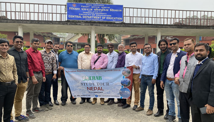 নেপালের ত্রিভুবন বিশ্ববিদ্যালয় পরিদর্শনে ইরাব সদস্যরা