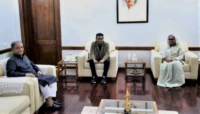 প্রধানমন্ত্রীর সঙ্গে সাক্ষাৎ করলেন এ আর রহমান