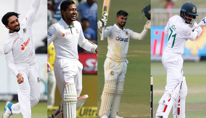 টেস্ট র‌্যাংকিংয়ে পেছালেন সিনিয়ররা, উন্নতি জয়ের