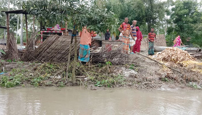 ওঠানামা করছে ধরলা-তিস্তার পানি, ৫ হাজার পরিবার পানিবন্দি
