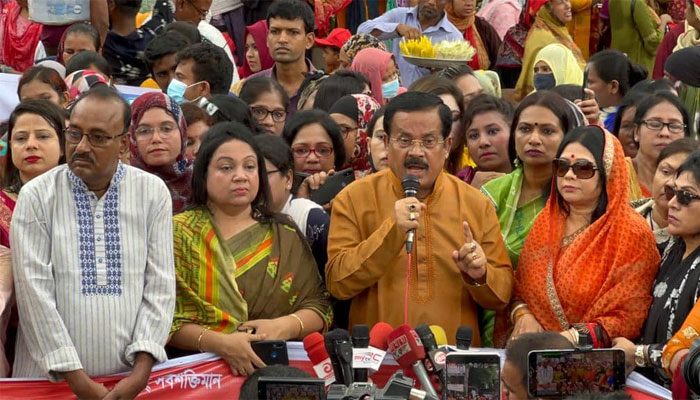 বিএনপি-জামায়াত লাশ চায়: নানক