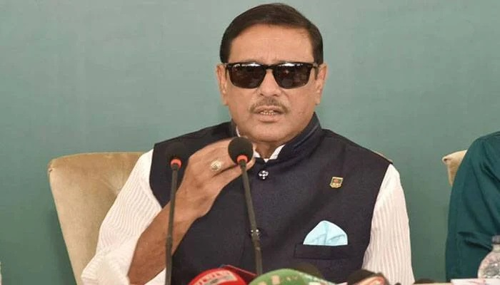 সরকার সকল দলের গণতান্ত্রিক অধিকারে বিশ্বাস করে: ওবায়দুল কাদের