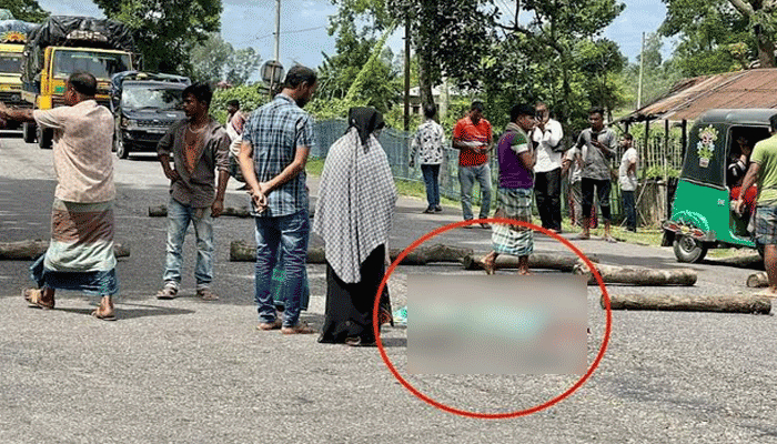 ছেলেকে বাঁচাতে গিয়ে পিকআপ ভ্যানচাপায় প্রাণ গেল বাবারও