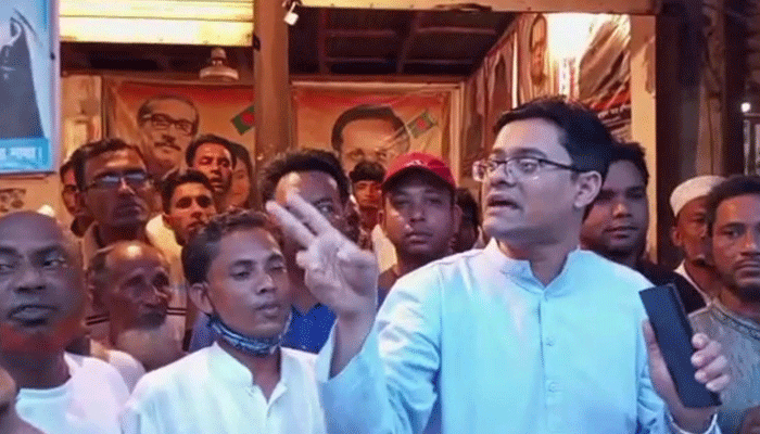 বাউফলে এবার এমপিপুত্রের বক্তব্য নিয়ে তোলপাড়