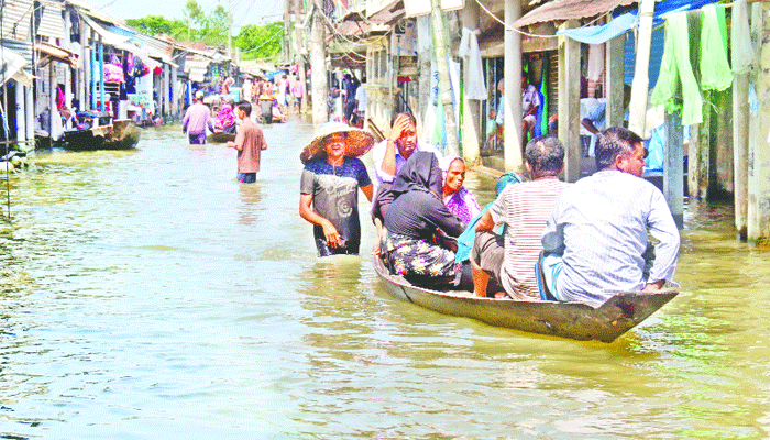 কুশিয়ারার পাড়ে অশেষ দুর্ভোগ