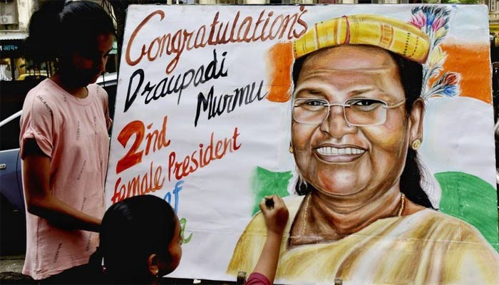 ভারতের রাষ্ট্রপতি হিসেবে শপথ নিলেন দ্রৌপদী মুর্মু