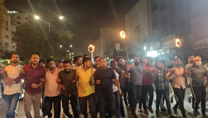 রাজধানীতে ছাত্রদলের বিক্ষোভ মিছিল