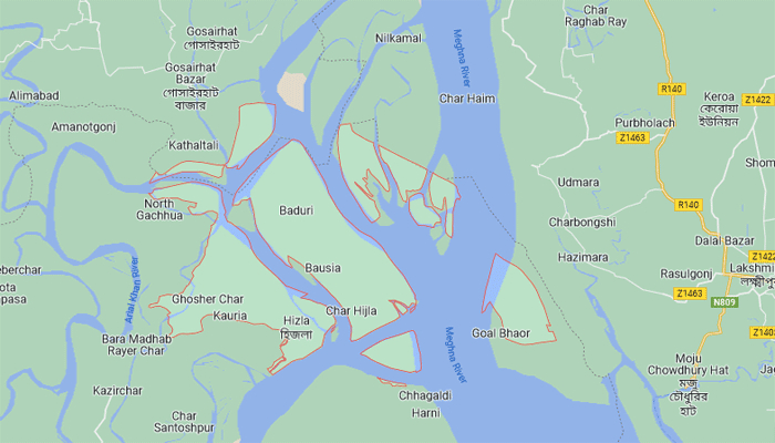 মেঘনায় ৪ হাজার বস্তা চিনিসহ কার্গো ডুবি
