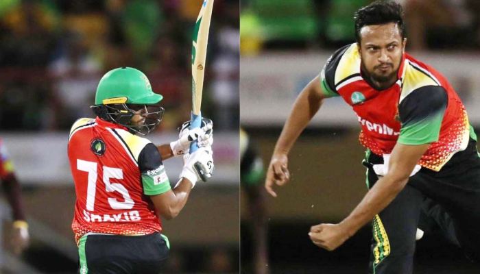 সাকিবের অলরাউন্ড নৈপুণ্যে গায়ানার জয় সাকিবের অলরাউন্ড নৈপুণ্যে গায়ানার জয়